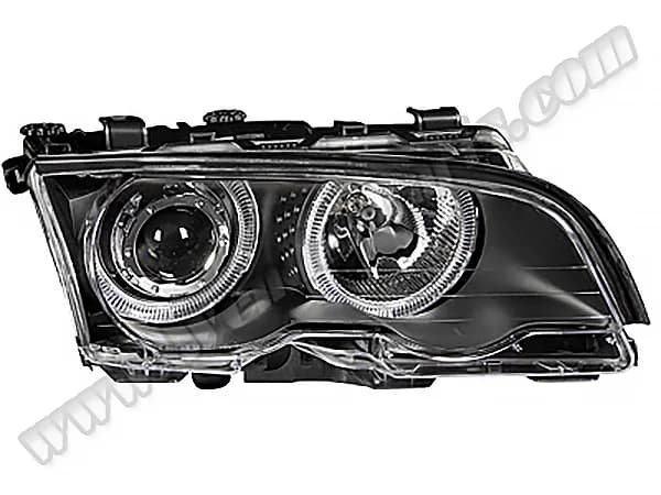 BMW 3 Serisi E46 Sedan Makyajsız 1998-2001 Komple Far Sağ (Xenon) Siyah