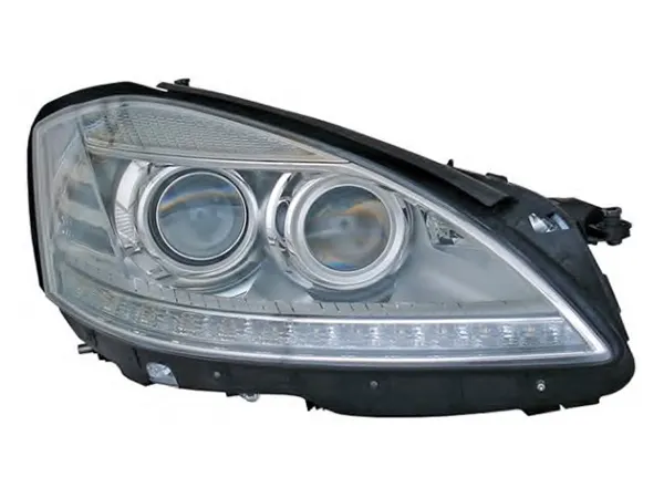Mercedes S Serisi W221 2006-2013 Komple Far Sağ (Adaptif Far Sistemli (AHL)-Xenon) Çift Sıra 4+2 Soket, Gece Görüş Asist.