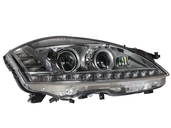 Mercedes S Serisi W221 2006-2013 Komple Far Sağ (Adaptif Far Sistemli (AHL)-Xenon) Tek Sıra 6lı Soket