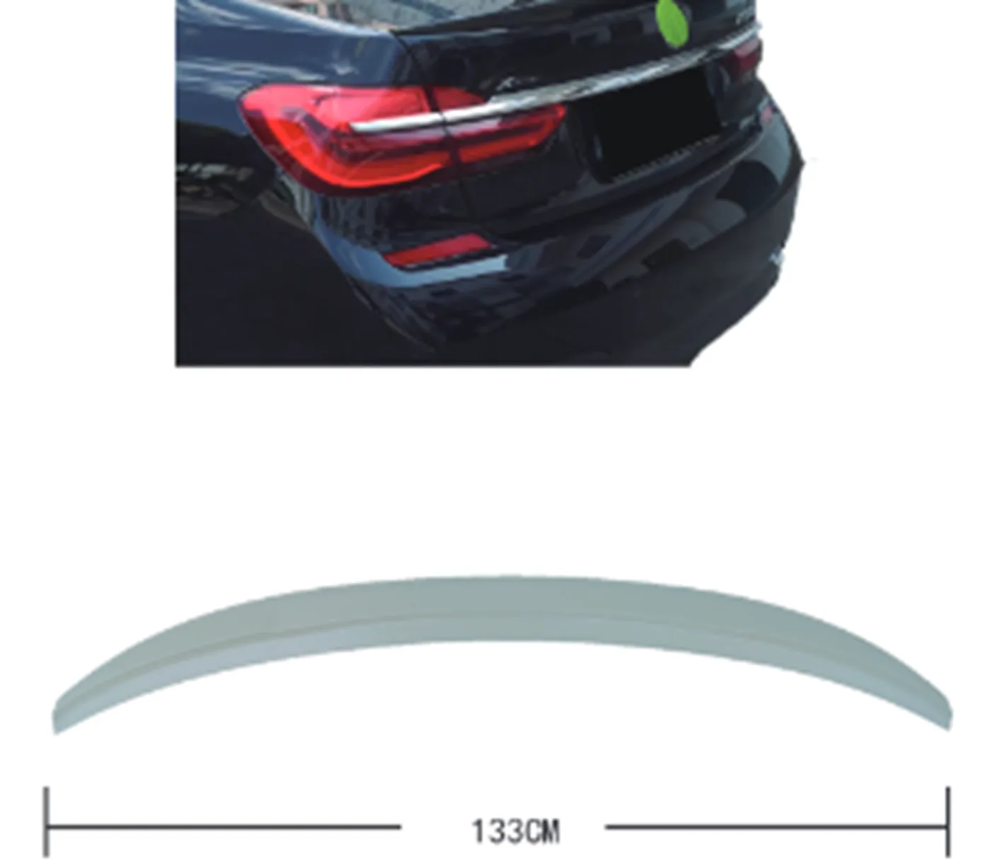 BMW 7 Serisi G12 Bagaj Spoyleri -///M-Performance-