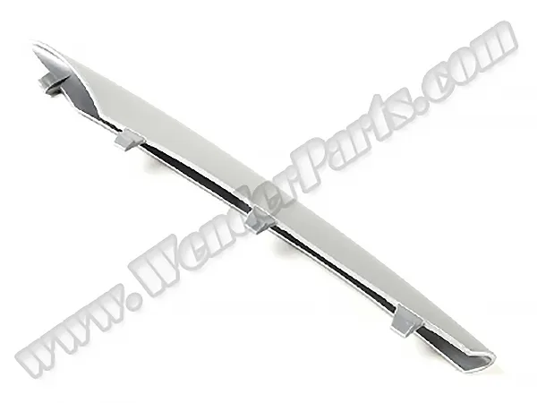 BMW X5 Series E70 2007-2013 Bumper Grille Trim Front Right; Matte-Aluminum 2007-09
