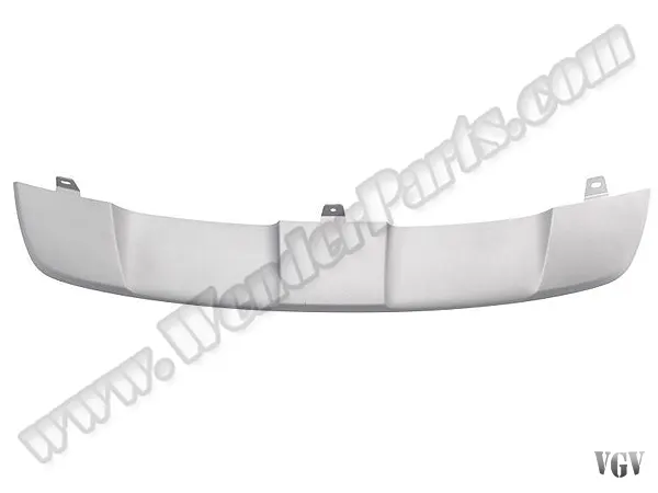 BMW X6 Series E71 2007-2014 Bumper Spoyleri Front; Mat-Aluminium 2007-14