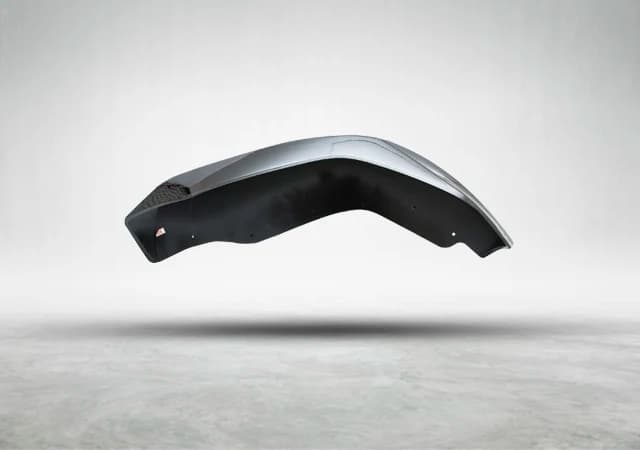 BMW 3 Series G20 2018- Bumper Spoiler Set Front; (Spoiler+2ad.Splitter) Piano-Black (OEM Plastic) -AC SCHNITZER- 2019-21