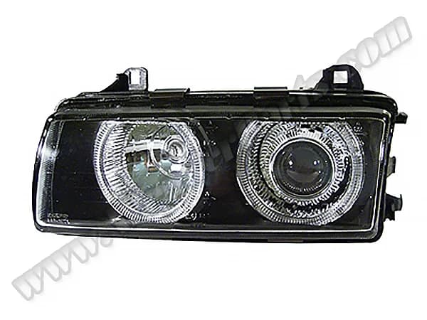 BMW 3 Series E36 1991-1998 Complete Headlight Left (Kristal Black) Mercekli 1991-98