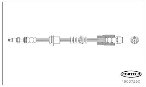 BMW X3 Series F25 Brake Hose Front