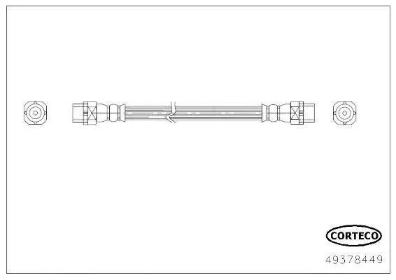 BMW X5 Series E70 Brake Hose Rear Left