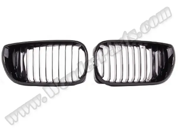 BMW 3 Series E46 2002-2005 Grille (Set) Piano-Black -Sedan