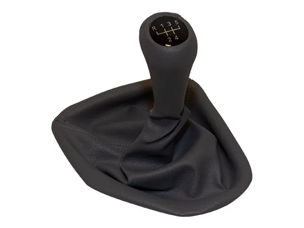 BMW 5 Series E39 Knob Gear Boot -5 Forward- Manual Gearbox Grey Synthetic Leather