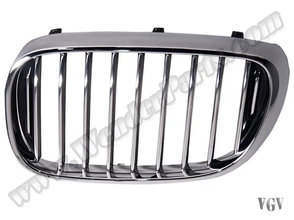 BMW 7 Serisi G11 2015-2018 Panjur Sol Krom/Siyah -Basis