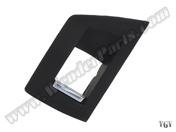 BMW 5 Series F10 LCI Glass Button Frame Rear Left Black