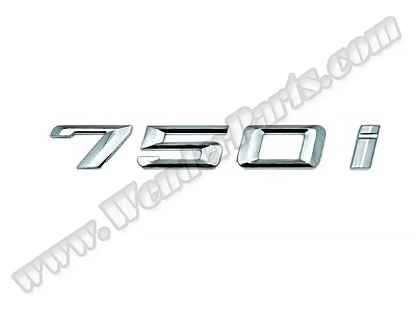 BMW 7 Serisi E65 Bagaj Yazısı -750i-