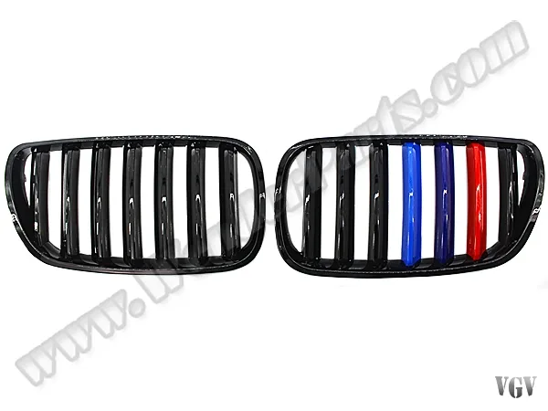 BMW X3 E83 2007-2010 Panjur (Set) Piano-Siyah ///M-Renkli