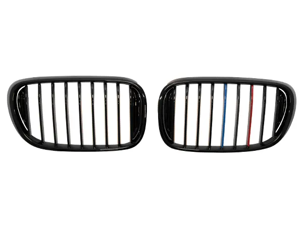 BMW 7 Series G11 2015-2018 Grille Piano-Black ///M-Colored
