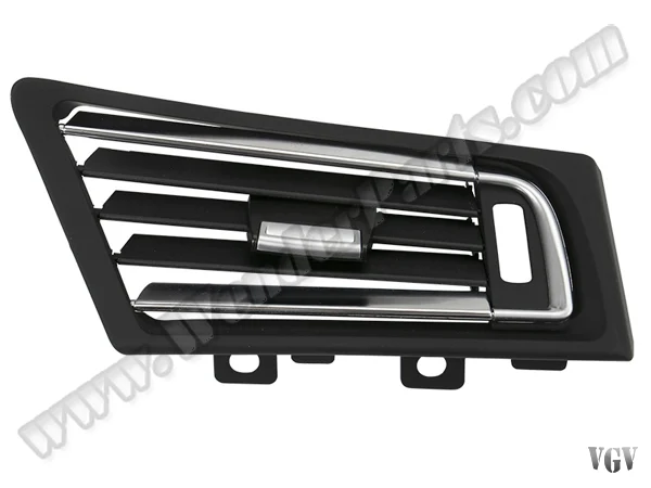 BMW 7 Series F01 LCI A/C Heater Grille Front Right Chrome Trim Black