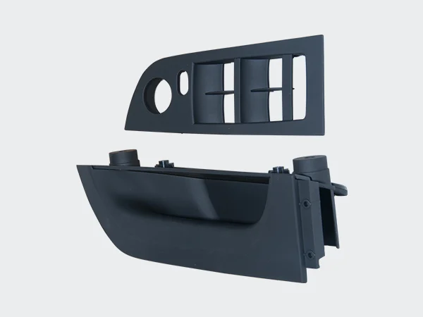 BMW 3 Series E90 Door Handle Front Left Black Glass Button Framed