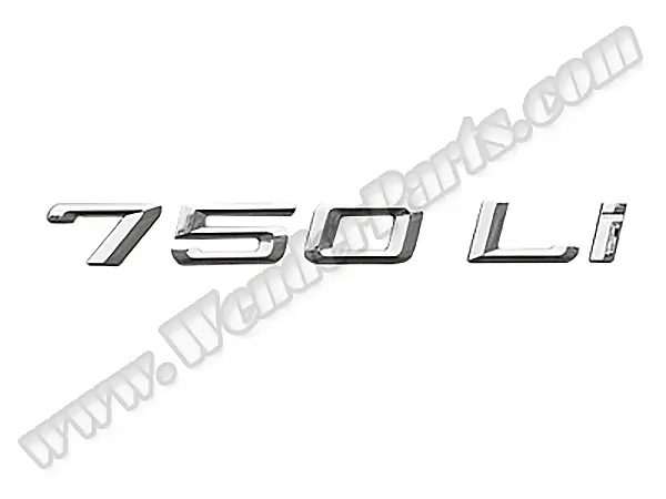 BMW 7 Series E66 Trunk Emblem -750Li-
