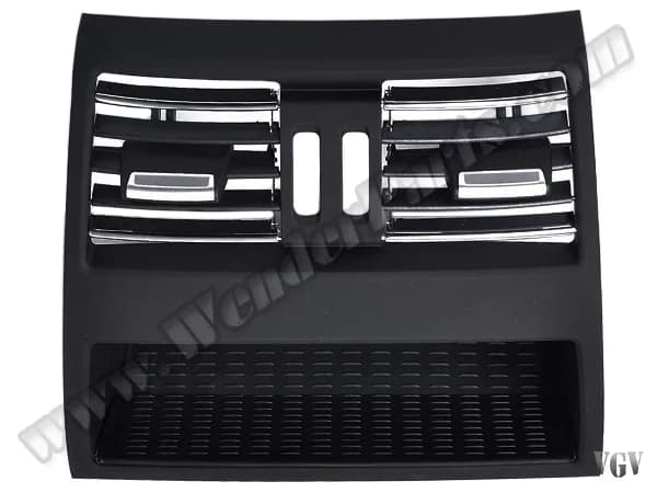 BMW 5 Serisi F10 2009-2016 Klima/Kalorifer Izgarası Arka Nikelajlı Siyah