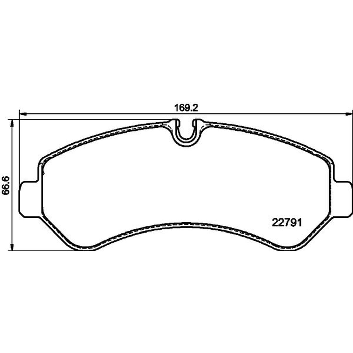 Mercedes Sprinter W907 Brake Pads Rear