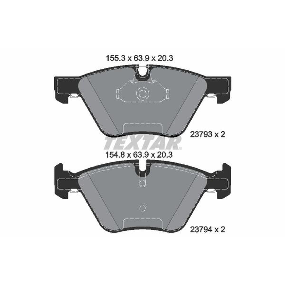 BMW 5 Series E60 Brake Pads Front