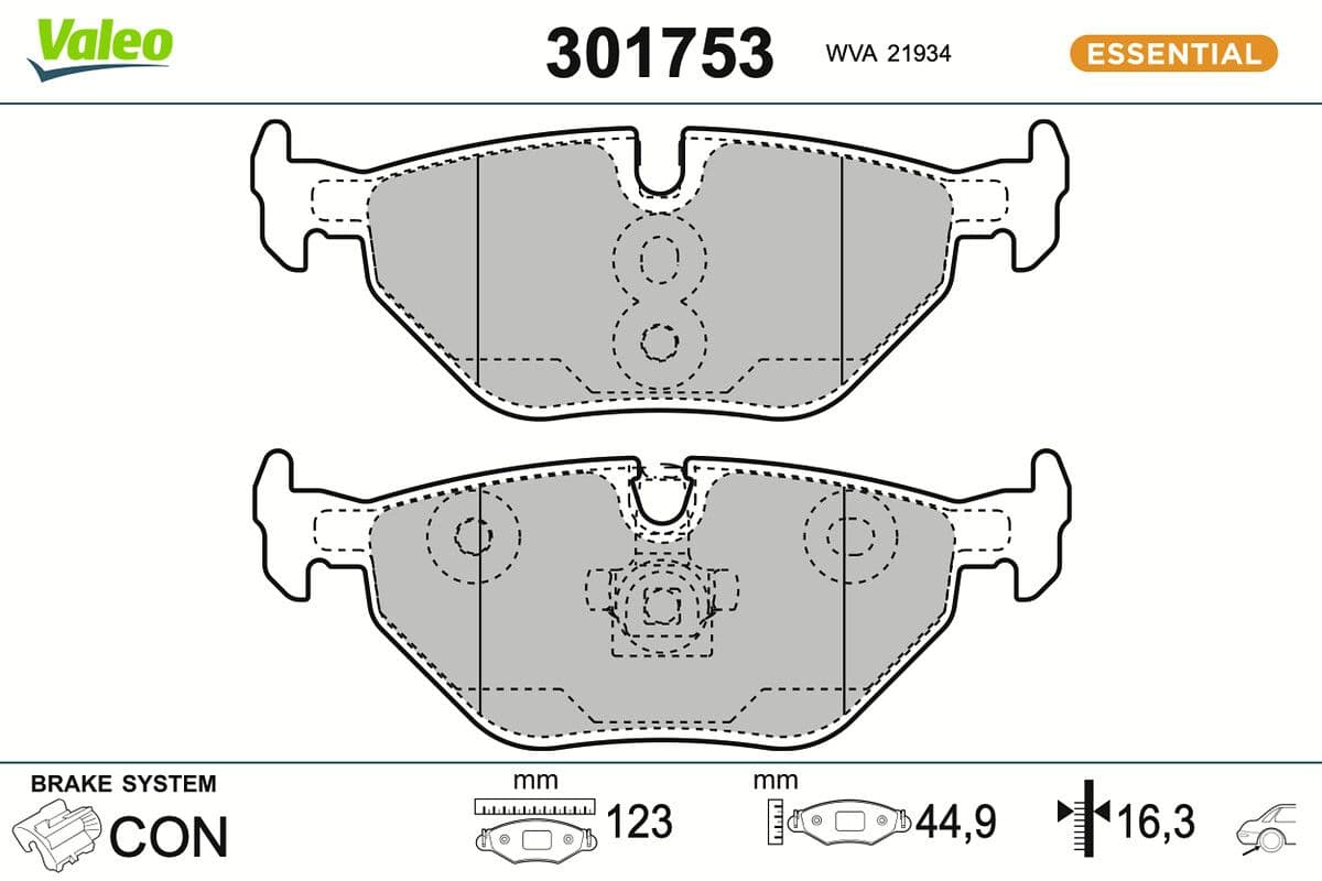 BMW 3 Serisi E46 1997-2006 Fren Balatası Arka