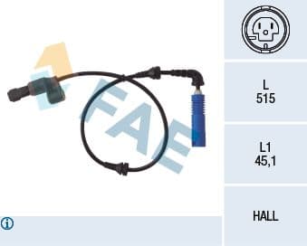 BMW 3 Serisi E46 1997-2006 ABS Sensörü Ön Sağ