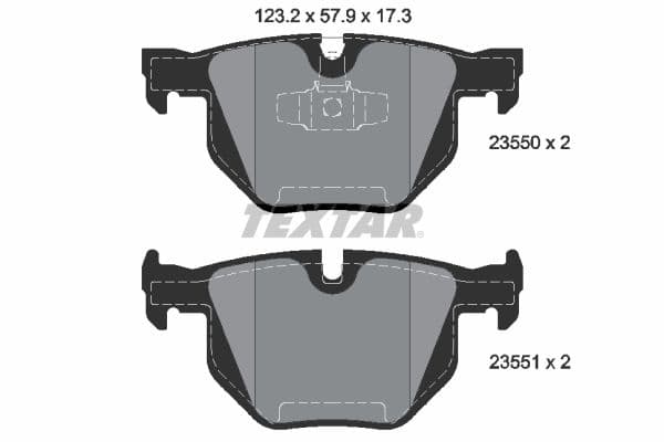 BMW 3 Serisi E90/E91/E92/E93 2005 Fren Balatası Arka