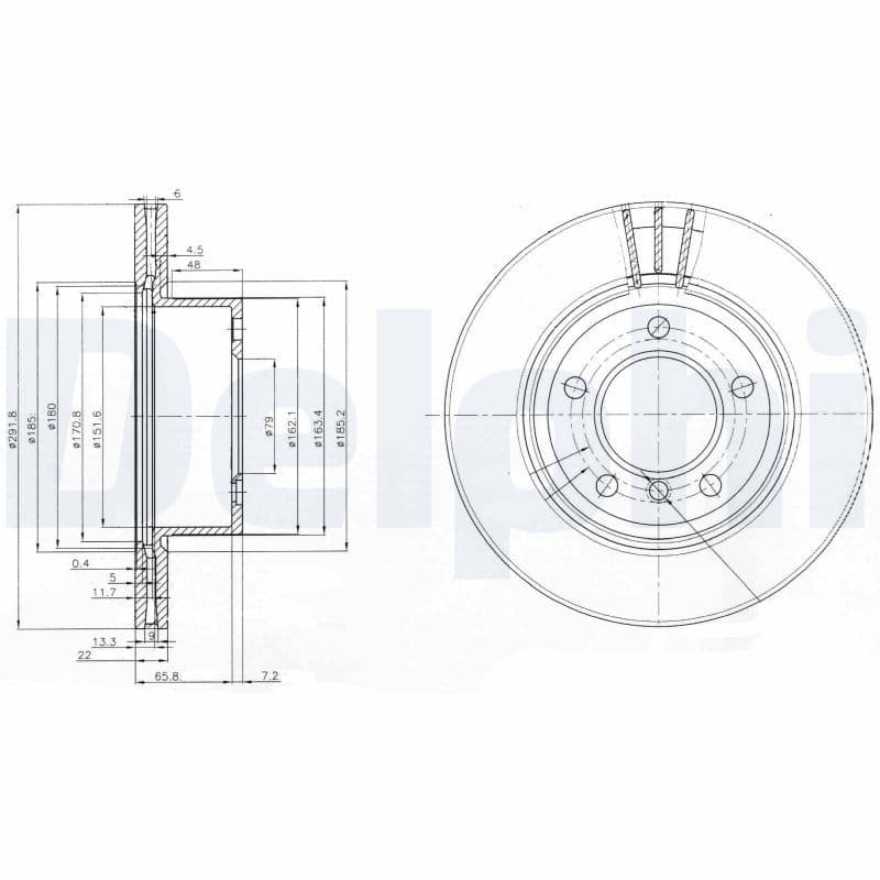 BMW 1 Series E87 2004-2011 Brake Disc Front Set