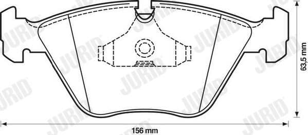 BMW 5 Series E34 1987-1996 Brake Pads Front