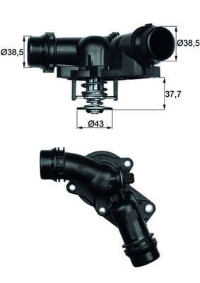 BMW X5 Serisi E53 2000-2006 M52 Termostat