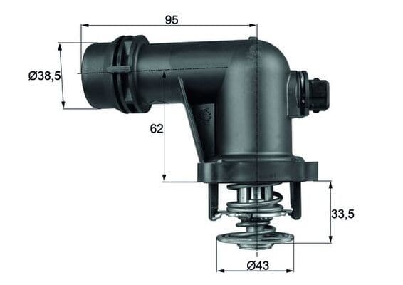BMW 3 Serisi E46 1997-2006 M43 Termostat