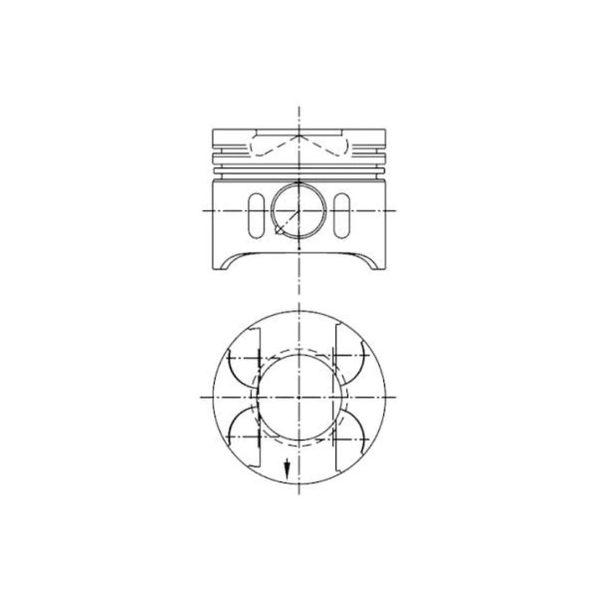 Mercedes Sprinter W906 OM646 Piston 0,50
