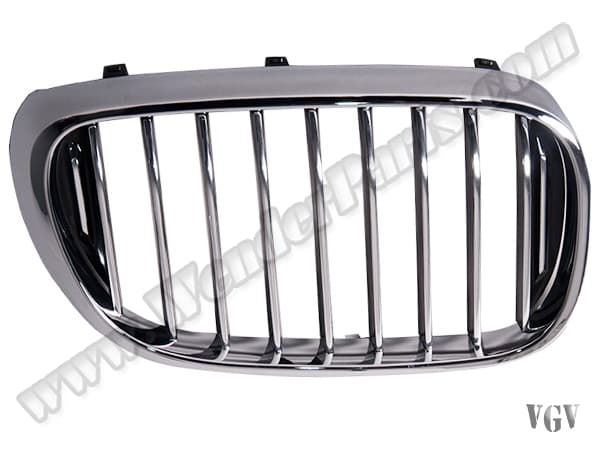 BMW 7 Serisi G11 2015-2018 Panjur Sağ Krom/Siyah -Basis