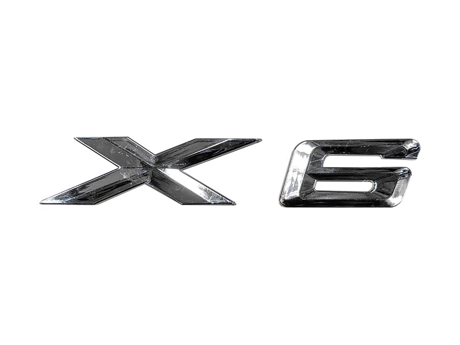 BMW X6 F16 Bagaj Yazısı -X6-