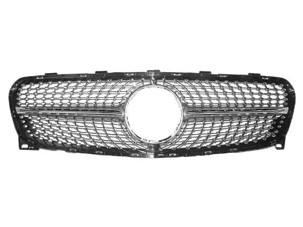 Mercedes GLA X156 2017-2019 Grille Chrome Silver -Diamond