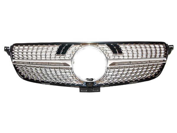 Mercedes ML W166 2015-2018 Grille Chrome Silver Camera -Diamond