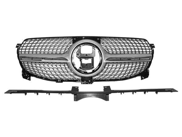 Mercedes GLE V167 2019- Grille Chrome Silver Camera -Diamond