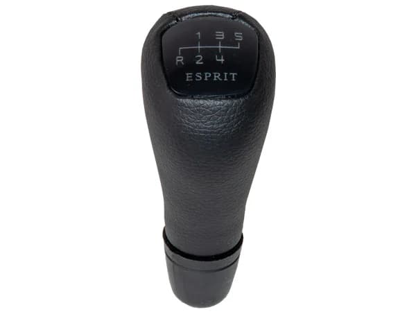 Mercedes C Series W203 Gear Knob -5 Forward- Manual Gearbox Black Synthetic Leather -ESPRIT