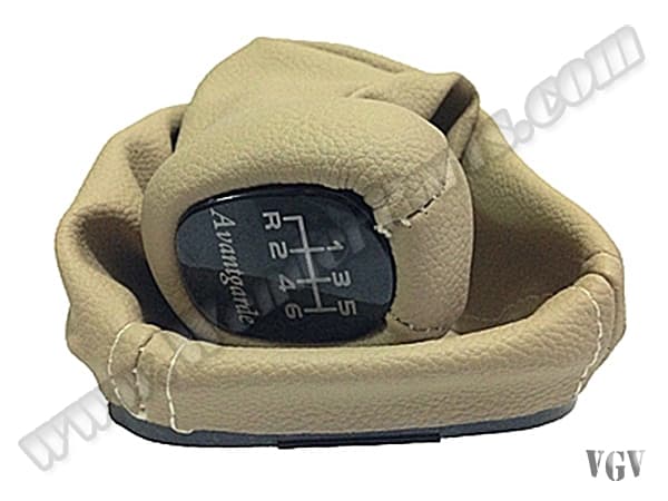 Mercedes C Series W203 Knob Gear Boot -6 Forward- Manual Gearbox Beige -Avg
