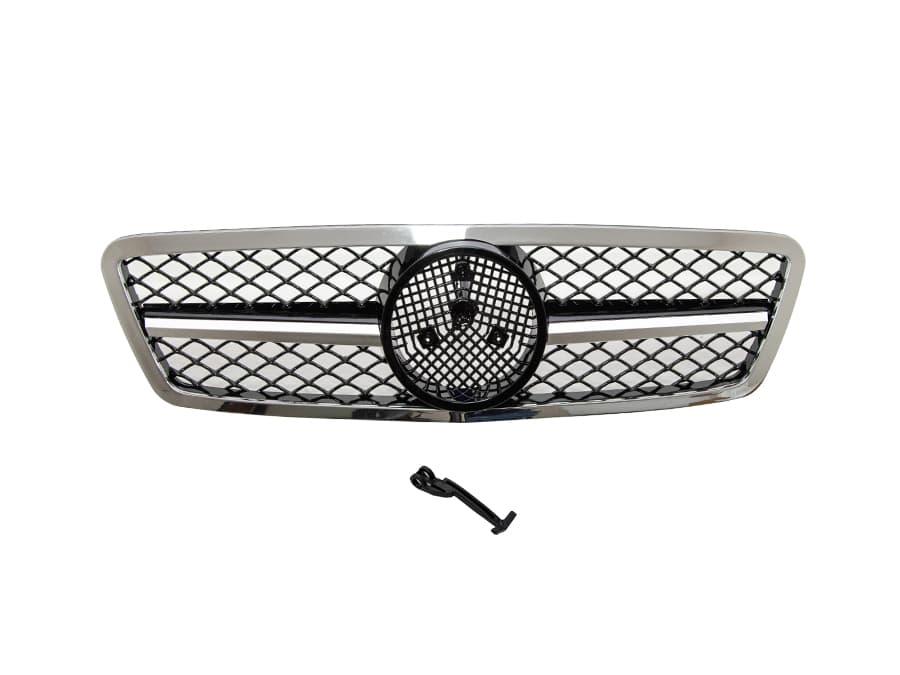 Mercedes C Serisi W203 2000-2006 Panjur Krom/Siyah AMG