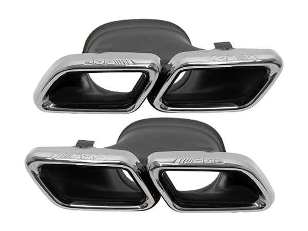 Mercedes E Series W213 Exhaust Ucu Set Krom -AMG E63