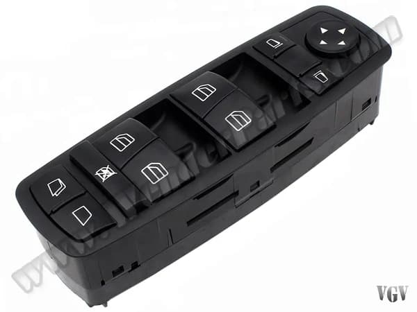 Mercedes R Serisi W251 Cam Düğmesi Ön Sol Siyah