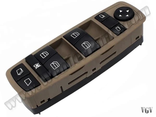 Mercedes GL Series X164 Glass Button Front Left Brown