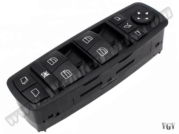 Mercedes R Serisi W251 Cam Düğmesi Ön Sol Siyah Katlamalı Ayna