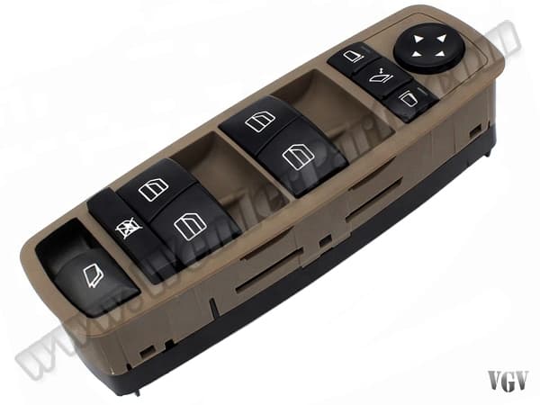 Mercedes R Serisi W251 Cam Düğmesi Ön Sol Kahve Katlamalı Ayna