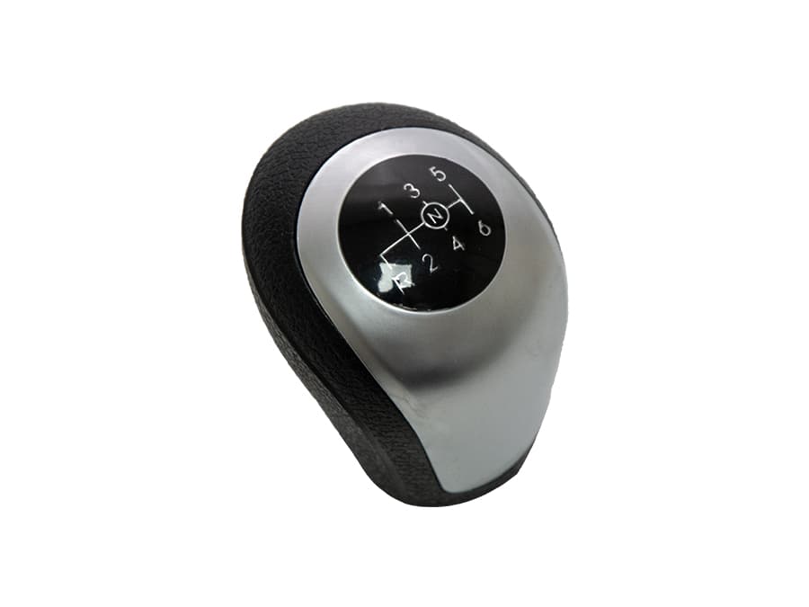 Mercedes Vito W447 OM654 Gear Knob -6 Forward- Manual Gearbox Matte-Chrome (Reverse Gear Lower)